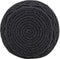 vidaXL - Poef - macramé - handgemaakt - 45x30 - cm - katoen - antraciet