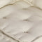 vidaXL - Poef - modulair - 140x70x36 - crèmekleurig - stof