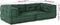 vidaXL - Poef - modulair - 140x70x36 - stof - groen