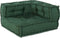 vidaXL - Poef - modulair - 140x70x36 - stof - groen