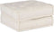 vidaXL - Poef - modulair - 70x70x36 - crèmekleurig - stof
