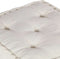 vidaXL - Poef - modulair - 70x70x36 - crèmekleurig - stof