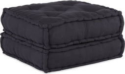 vidaXL - Poef - modulair - 70x70x36 - stof - antracietkleurig