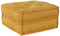 vidaXL - Poef - modulair - 70x70x36 - stof - geel