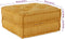 vidaXL - Poef - modulair - 70x70x36 - stof - geel
