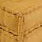 vidaXL - Poef - modulair - 70x70x36 - stof - geel
