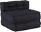 vidaXL - Poef - modulair - 70x70x54 - stof - antracietkleurig