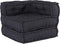 vidaXL - Poef - modulair - 70x70x54 - stof - antracietkleurig