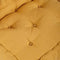 vidaXL - Poef - modulair - 70x70x54 - stof - geel