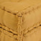 vidaXL - Poef - modulair - 70x70x54 - stof - geel