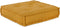 vidaXL - Poef - modulair - 70x70x54 - stof - geel