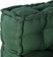 vidaXL - Poef - modulair - 70x70x54 - stof - groen