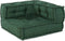 vidaXL - Poef - modulair - 70x70x54 - stof - groen