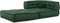 vidaXL - Poef - modulair - 70x70x54 - stof - groen