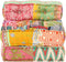 vidaXL - Poef - modulair - stof - patchwork