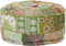 vidaXL - Poef - patchwork - rond - handgemaakt - 40x20 - cm - katoen - groen