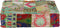 vidaXL - Poef - patchwork - vierkant - handgemaakt - 50x50x12 - cm - katoen - groen