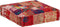 vidaXL - Poef - patchwork - vierkant - handgemaakt - 50x50x12 - cm - katoen - rood