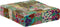 vidaXL - Poef - patchwork - vierkant - handgemaakt - 50x50x12 - cm - katoen - groen