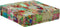 vidaXL - Poef - patchwork - vierkant - handgemaakt - 50x50x12 - cm - katoen - groen