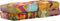 vidaXL - Poef - tweezits - modulair - stof - patchwork
