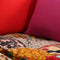 vidaXL - Poef - tweezits - modulair - stof - patchwork