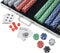 vidaXL Pokerset met 1000 chips aluminium