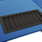 vidaXL - Pokertafel - voor - 10 - spelers - met - fichebak - 160x80x75 - cm - blauw