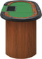 vidaXL - Pokertafel - voor - 10 - spelers - met - fichebak - 160x80x75 - cm - groen
