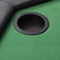 vidaXL - Pokertafel - voor - 8 - spelers - achthoekig - 2-voudig - inklapbaar - groen