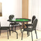 vidaXL - Pokertafel - voor - 8 - spelers - inklapbaar - 108x108x75 - cm - groen