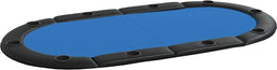 vidaXL - Pokertafelblad - voor - 10 - spelers - inklapbaar - 208x106x3 - cm - blauw