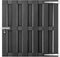 vidaXL-Poort-100x100-cm-HKC-grijs