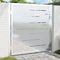 vidaXL - Poort - 100x100 - cm - roestvrij - staal