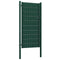 vidaXL - Poort - 100x124 - cm - PVC - en - staal - groen