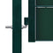 vidaXL - Poort - 100x124 - cm - PVC - en - staal - groen