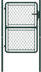 vidaXL - Poort - 100x125 - cm - staal - groen
