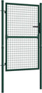 vidaXL - Poort - 100x125 - cm - staal - groen