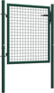 vidaXL - Poort - 100x125 - cm - staal - groen