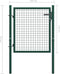 vidaXL - Poort - 100x125 - cm - staal - groen