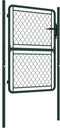 vidaXL - Poort - 100x125 - cm - staal - groen