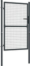 vidaXL - Poort - 100x125 - cm - staal - groen