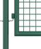 vidaXL - Poort - 100x125 - cm - staal - groen
