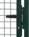vidaXL - Poort - 100x125 - cm - staal - groen