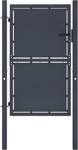 vidaXL - Poort - 100x150 - cm - staal - antraciet