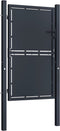 vidaXL - Poort - 100x150 - cm - staal - antraciet