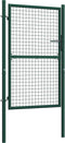 vidaXL - Poort - 100x150 - cm - staal - groen