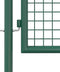 vidaXL - Poort - 100x150 - cm - staal - groen