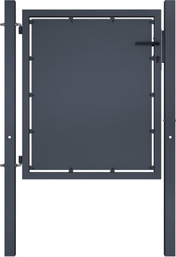 vidaXL - Poort - 100x75 - cm - staal - antraciet