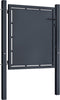 vidaXL - Poort - 100x75 - cm - staal - antraciet